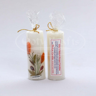 Round Long Scented Candle (14cm height)